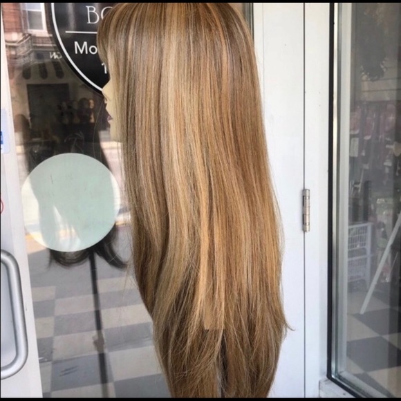 Blonde bangs wig long - Picture 7 of 8